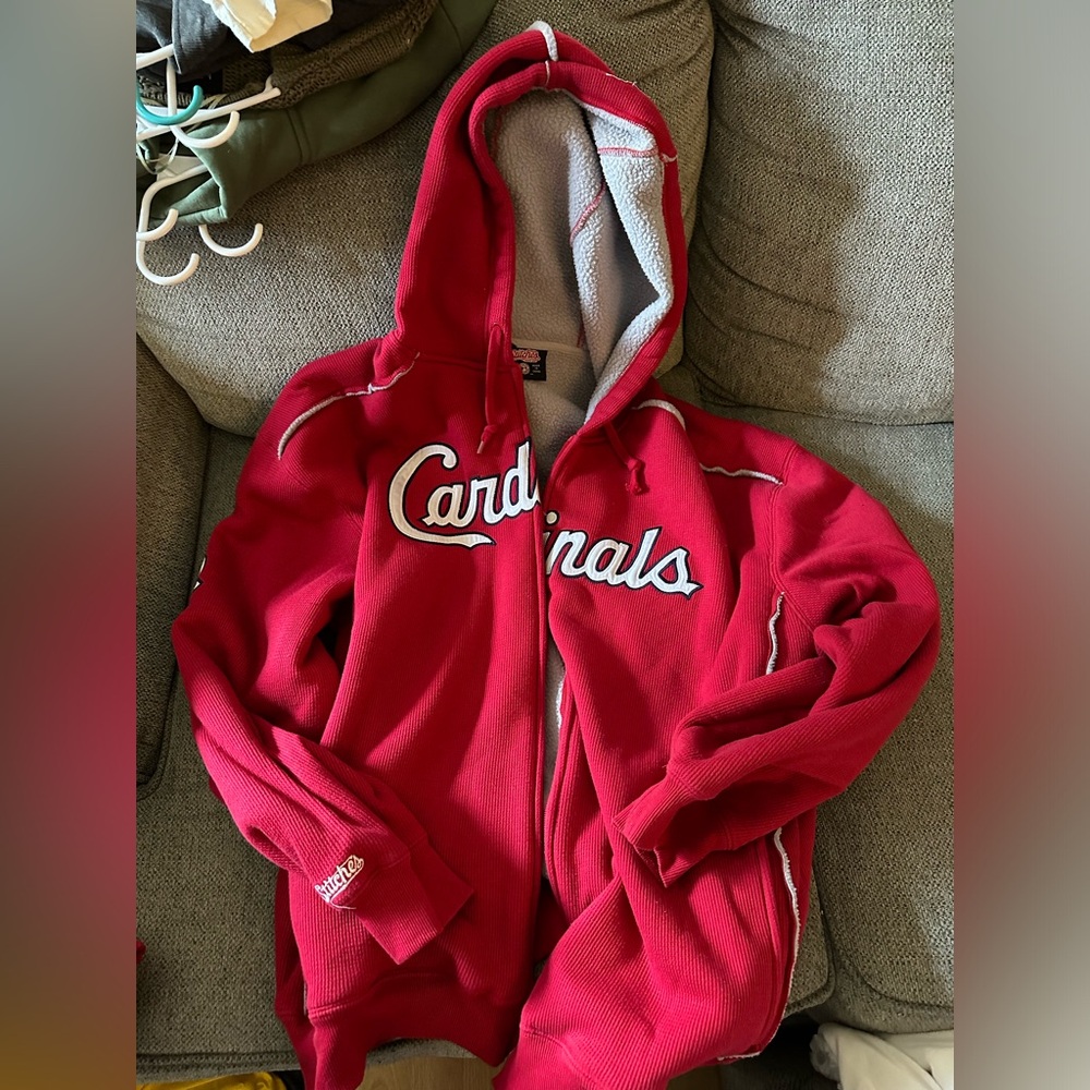 Fleece line STL Cardinals Hooded Jacket